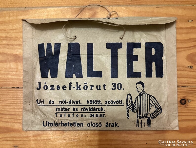 Walter men's and women's fashion paper bags