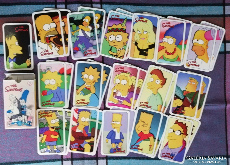 Retro Fekete Péter kártyajáték - The Simpsons -