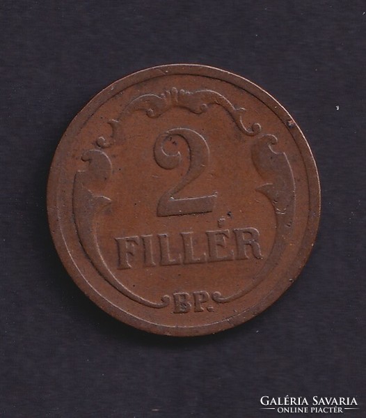 2 Fillér 1934 BP.