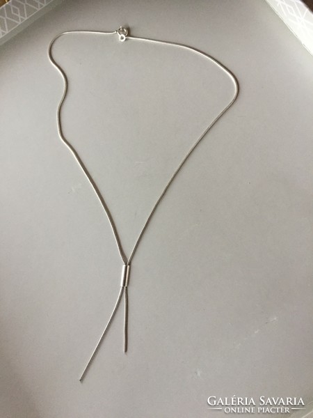 Modern minimalist silver (ag) necklace, 25 cm, 5.3 grams (fed)