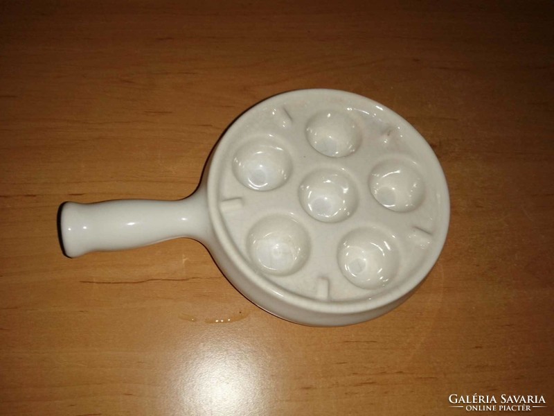 Porcelain snail frying pan with handle - dia. 12.5 cm (22/d)