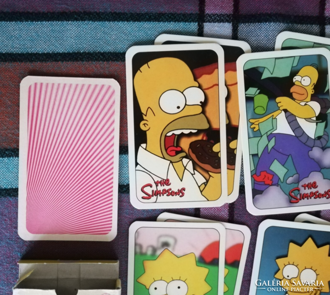 Retro Fekete Péter kártyajáték - The Simpsons -