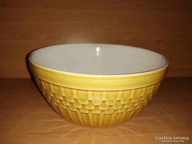 Antique ceramic granite bowl - diam. 20 cm (6p)