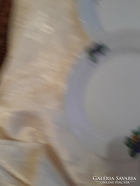 Alföldi lila virágos tányér 17 cm