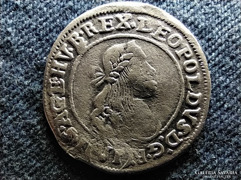 I. Lipót (1657-1705) ezüst 6 Krajcár 1671 KB (id57029)