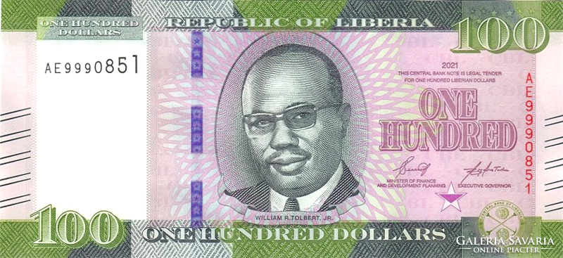 Liberia $100 2021 oz