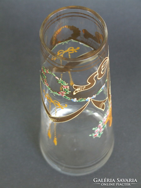 Gilded glass vase (190524)