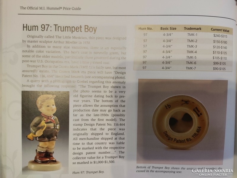 Hummel Goebel #97 Trumpet Boy TMK 3 12cm