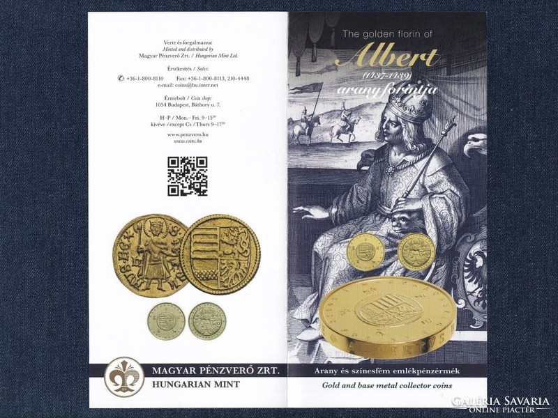 Albert's gold forint 2000 HUF 2018 brochure (id67455)