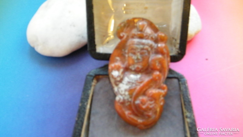 Antique hetian jade talisman or pendant .I.