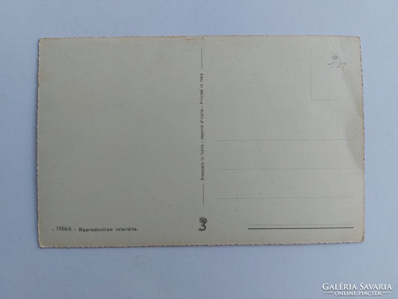 Régi képeslap 1954 levelezőlap hölgy lovakkal