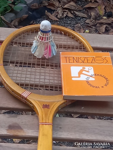 Retro tenisz Regent tenisz ütő "Big Boy",  fakeretes vintage teniszütő / teniszes ajándék