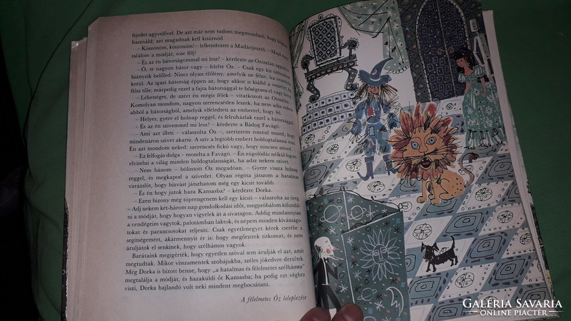 1976.L. Frank Baum :Oz, a nagy varázsló képes mese könyv a képek szerint MÓRA