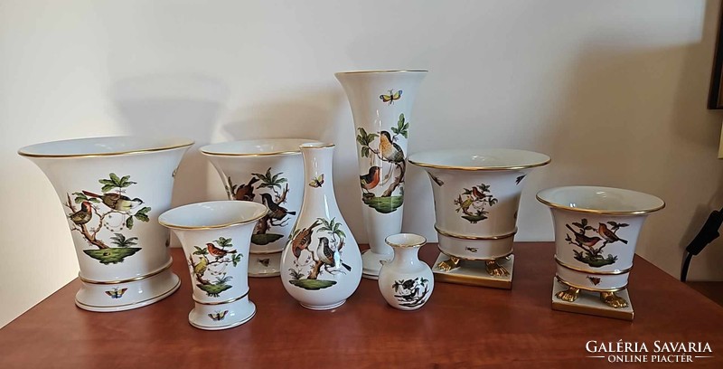 Herend rothschild nail baskets and vase collection