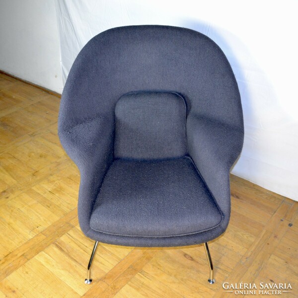 Eero Saarinen "Womb Chair" fotel századközepi karfás szék retro mid-century