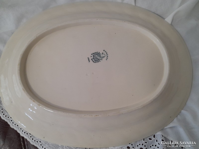 Fischer emma faience oval tray