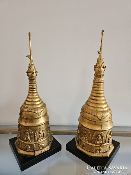 Pair of old "stupa"