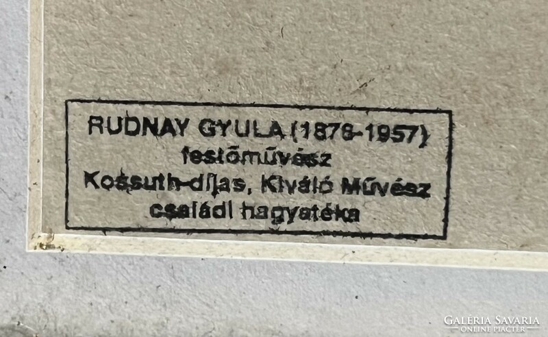 Rudnay Gyula (1878-1957) Bolond Istók - Rézkarc a művész családi hagyatékából (számlát adunk)