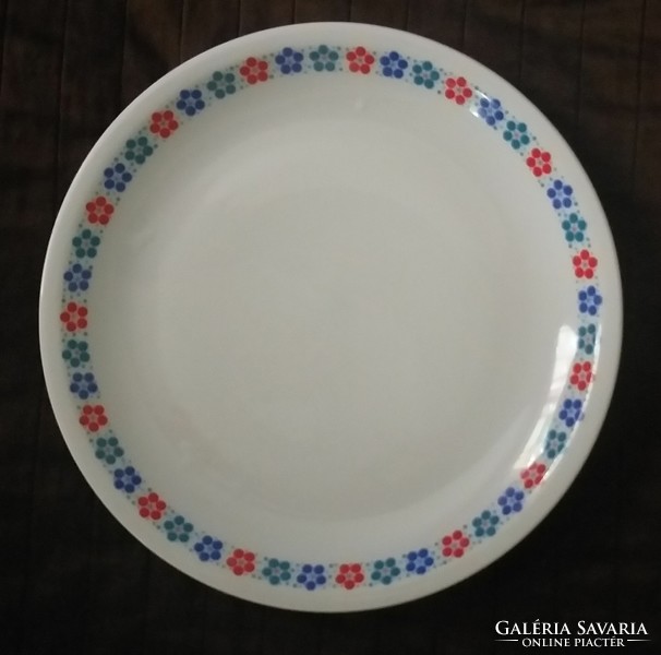 Alföldi porcelain blue - red floral plate 24 cm
