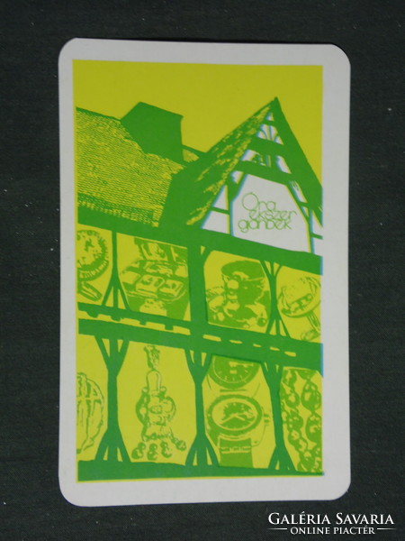 Card calendar, watch jewelry company, graphic designer, 1977, (2)