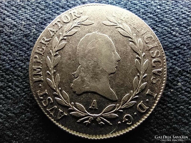 Austria II. Ferenc .583 Silver 20 krajcár 1808 a (id64079)
