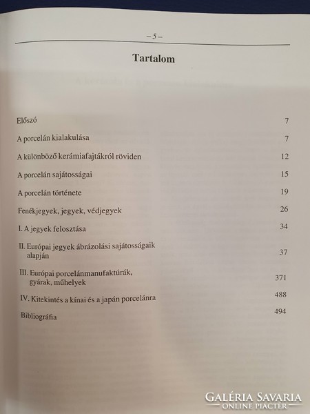 Imre Katona porcelain lexicon book, 1999 edition