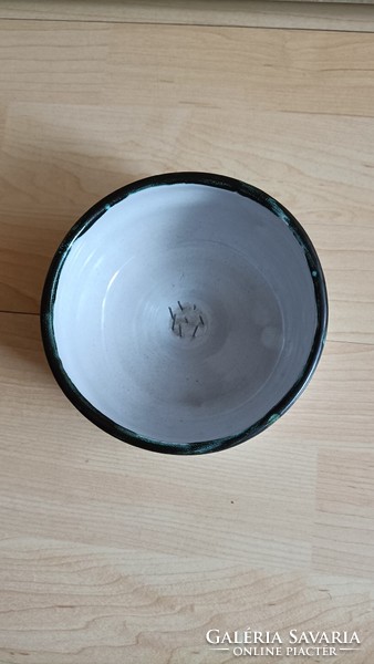 Retro ceramic ikebana with am marking