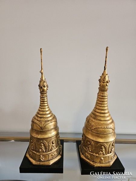 Pair of old "stupa"