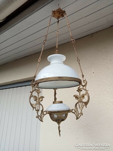 Art nouveau chandelier in original condition