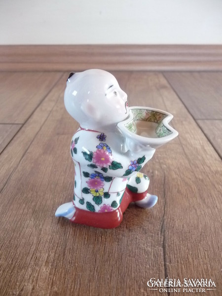 Antique Herend porcelain Chinese figurine