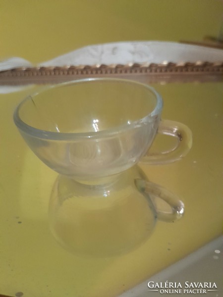 Glass coffee cup