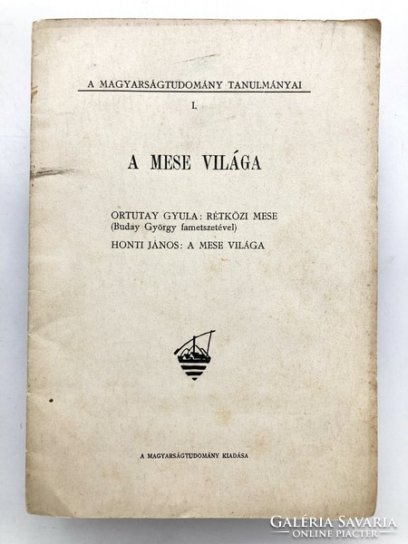 A mese világa, 1935 - Buday György rétközi mese fametszetével illusztrálva