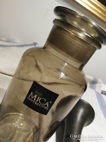 Mica - home decoration glass, storage bottle / 500ml