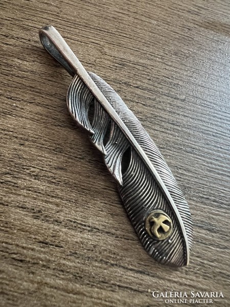 Navajo ezüst toll medál