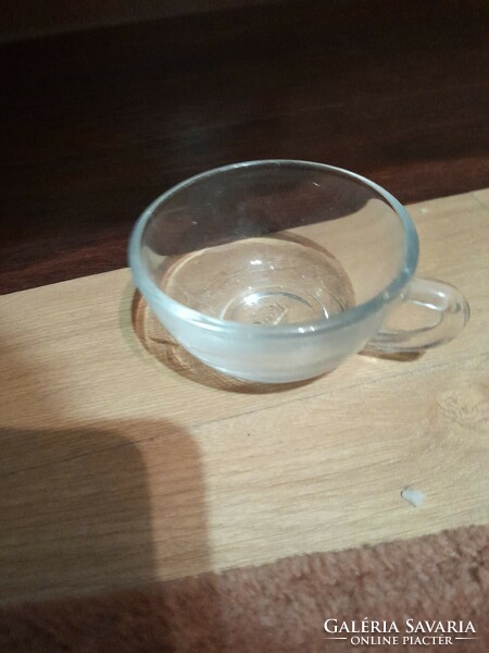 Glass coffee cup