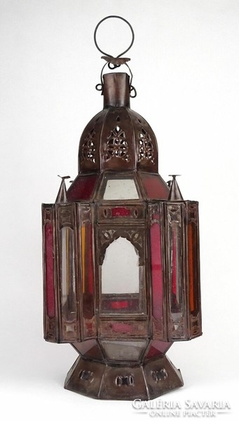 1P643 antique glass candle ceiling lamp church lamp 39 cm