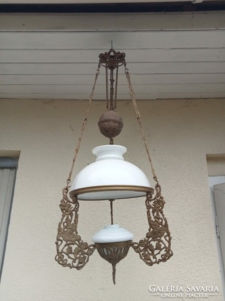 Madaras antique chandelier lamp, kerosene lamp