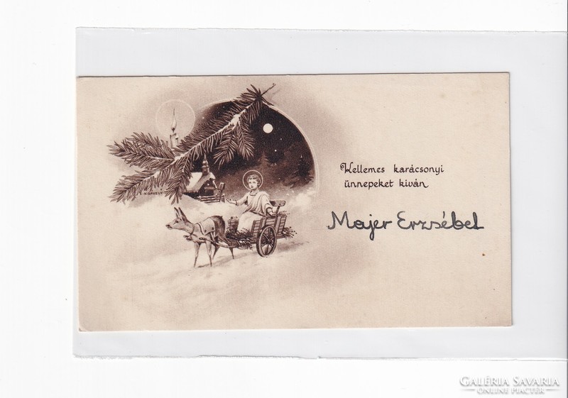 K:128 Karácsony-BÚÉK Üdv.kártya-képeslap