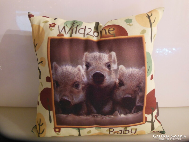 Pillow - new - piggy bank - 30 x 30 cm