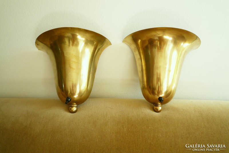 Pair of tulip lamps 50s Italian mid century modern wall lamp lamp