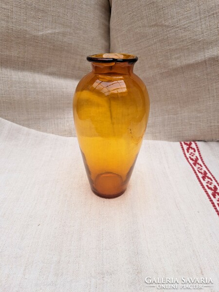 Beautiful 20 cm Carcagi berek bath glass vase collectors mid-century modern home decoration heirloom