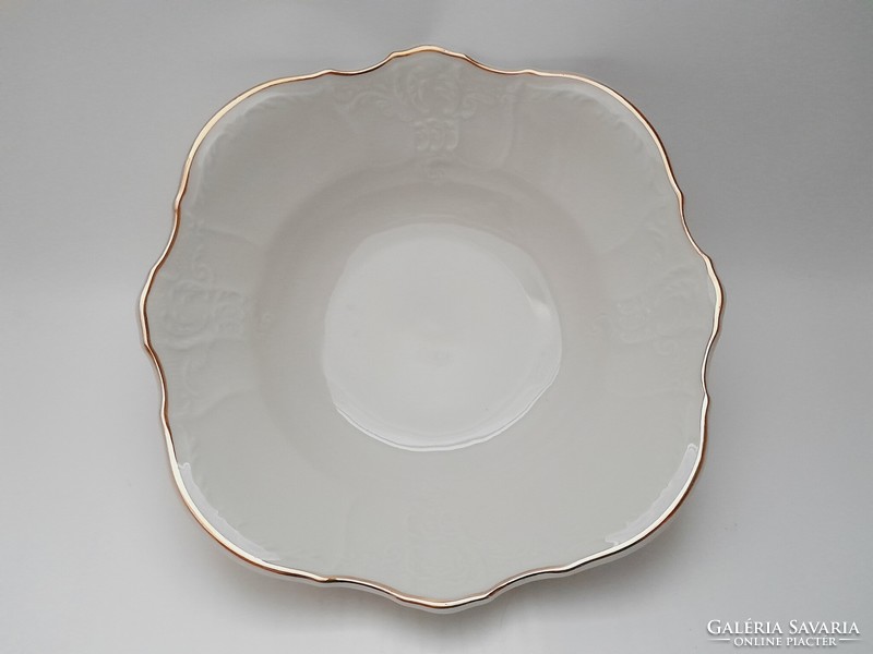Bernadotte Czechoslovakia side dish, serving bowl with plastic decoration, 25 cm