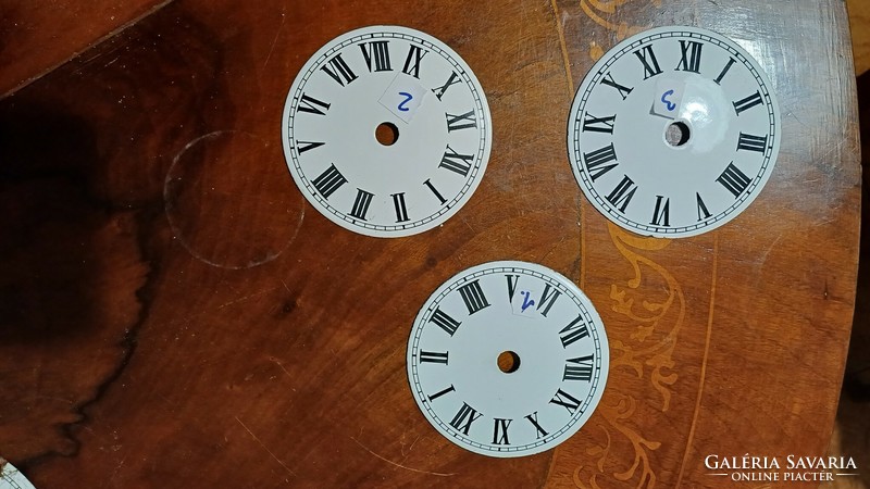 Zománc számlap, Római számok, Schotten Schwarzwald, paraszt óra, porcelán számlapos,minta óra ikon