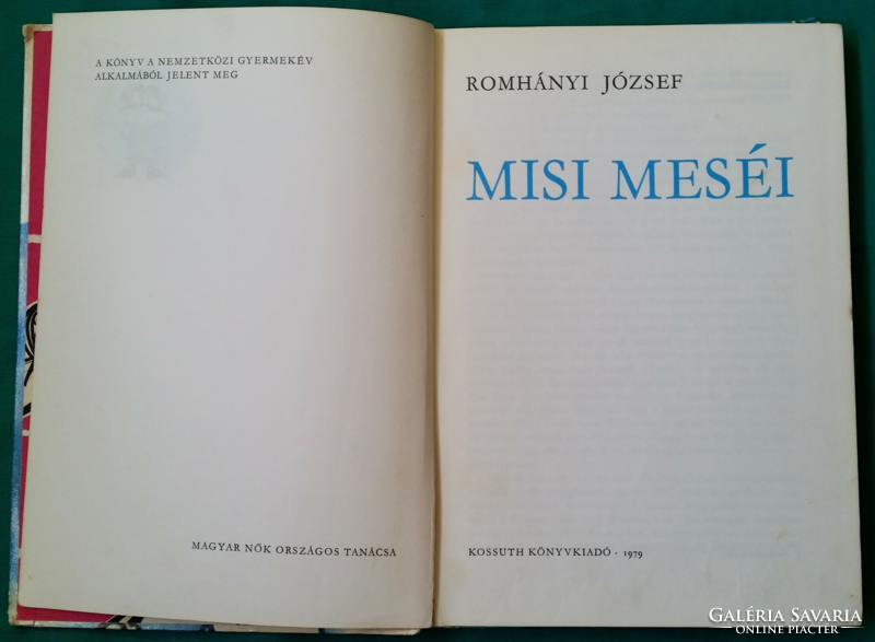 'Romhányi József: Misi meséi - grafika: Roll Mariann > Gyermek- és ifjúsági irodalom > Mesekönyv