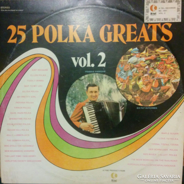 Various - 25 Polka Greats Vol. 2 (LP, Comp)
