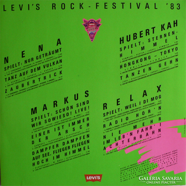 Various - Levi's Rock-Festival '83 (LP, Comp, Gre)