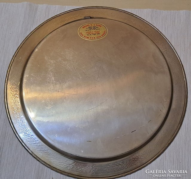 Mesika g. & Sons craft tray with silver 32cm diameter