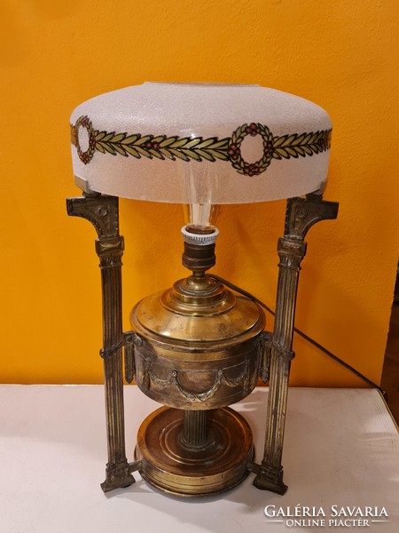 Old szecesszios table lamp