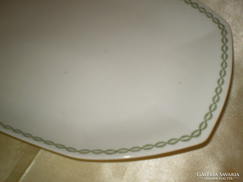 HUTSCHENREUTH  porcelán nagy kínáló ovális tál hibátlan 45x30x4 cm.