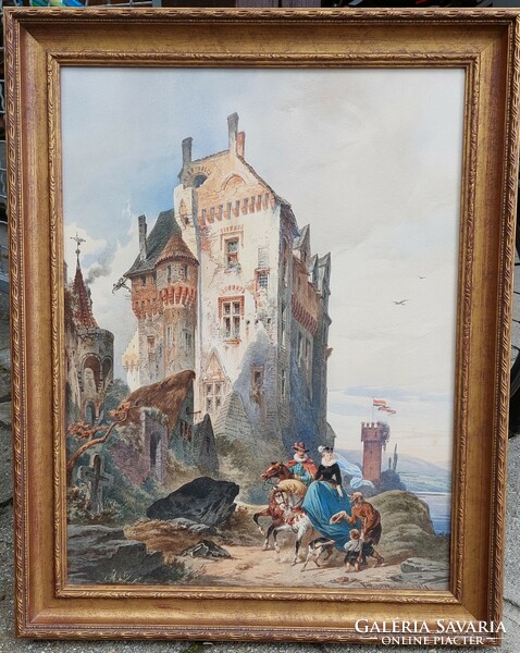 Friedrich Perlberg (1848 Nürnberg-1921 München) festménye 1879
